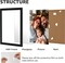 5x7 Picture Frame Set of 15, Black Wooden Photo Frames Bulk Pack, Engineered MDF Wood Frames for Wall & Tabletop Display, Shatter-Resistant Plexiglass Gallery Wall Frame Set for Home & Office Decor
